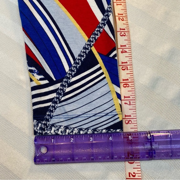 Chico’s Weekends Zip Up Jacket Size 1 (8 or M) 3/4 Sleeves Animal Print Chains - Picture 10 of 14